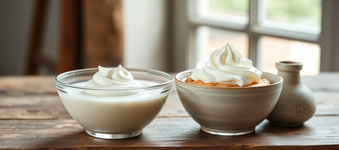 différence crème liquide fleurette