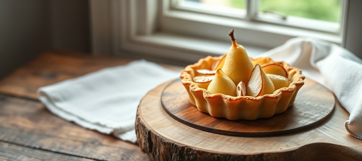 tarte amandine poires