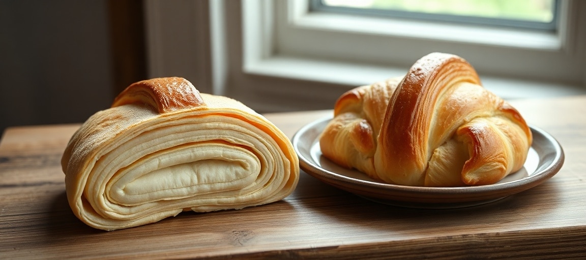 différence pâte feuilletée levée