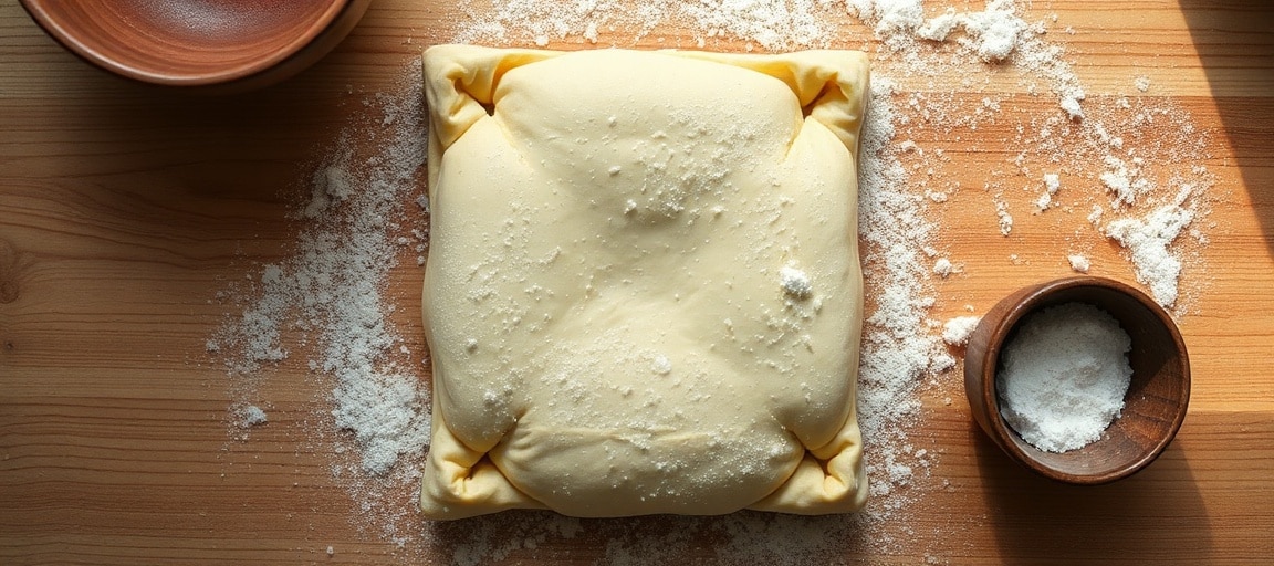 Technique : plier et caram&eacute;liser la pate feuilletee