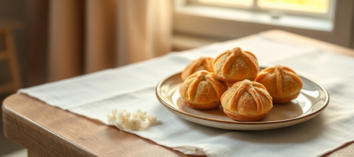R&eacute;sultat final et profiteroles