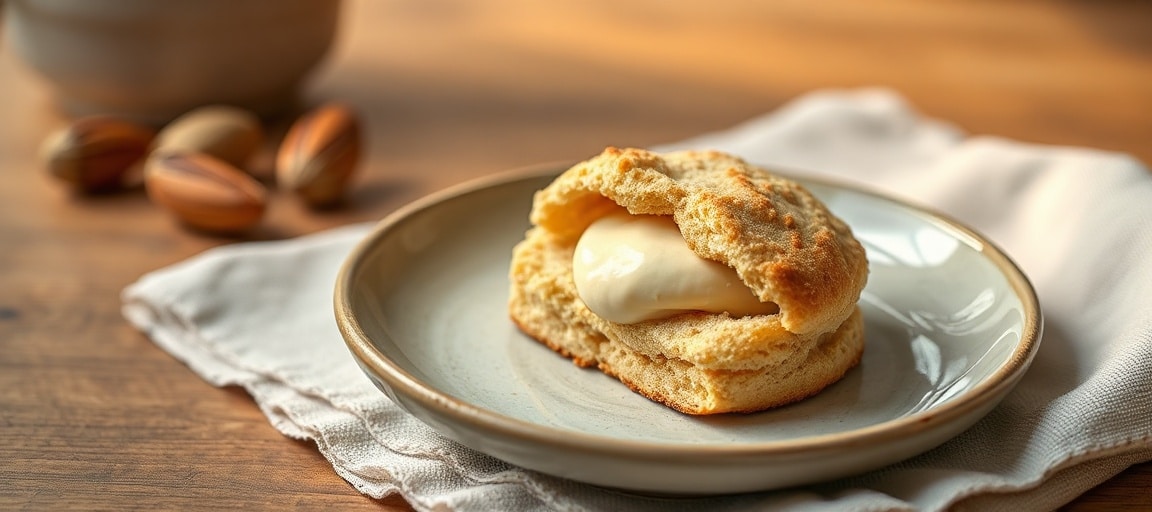 Biscuit Joconde finalis&eacute; et pr&eacute;sentation gourmande