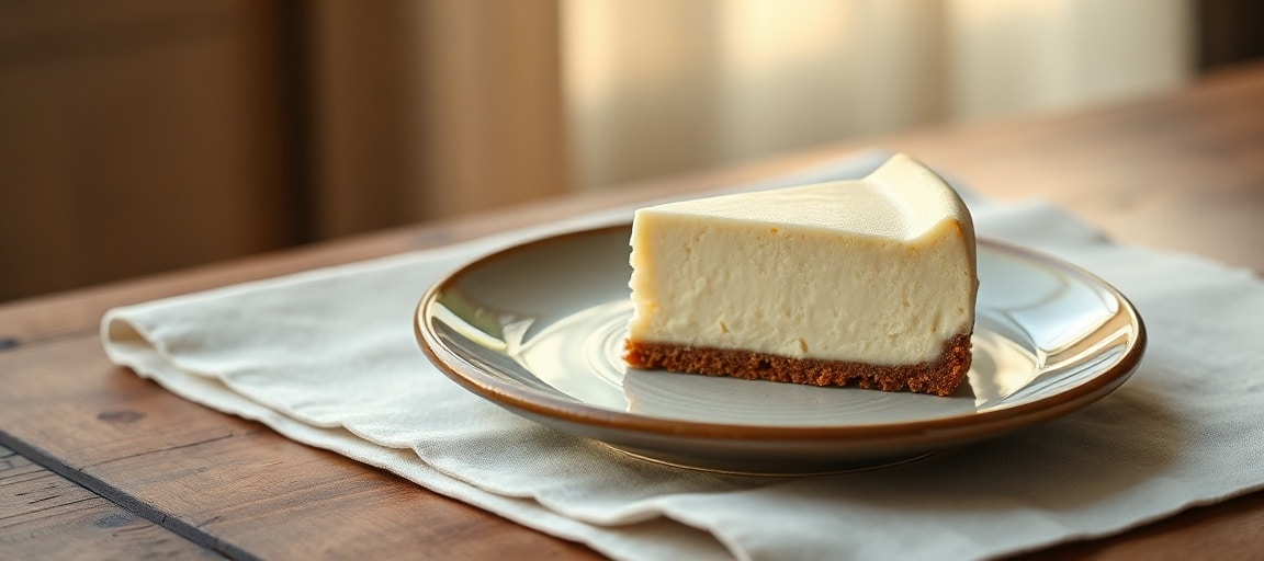 Cheesecake termin&eacute; et mise en sc&egrave;ne finale