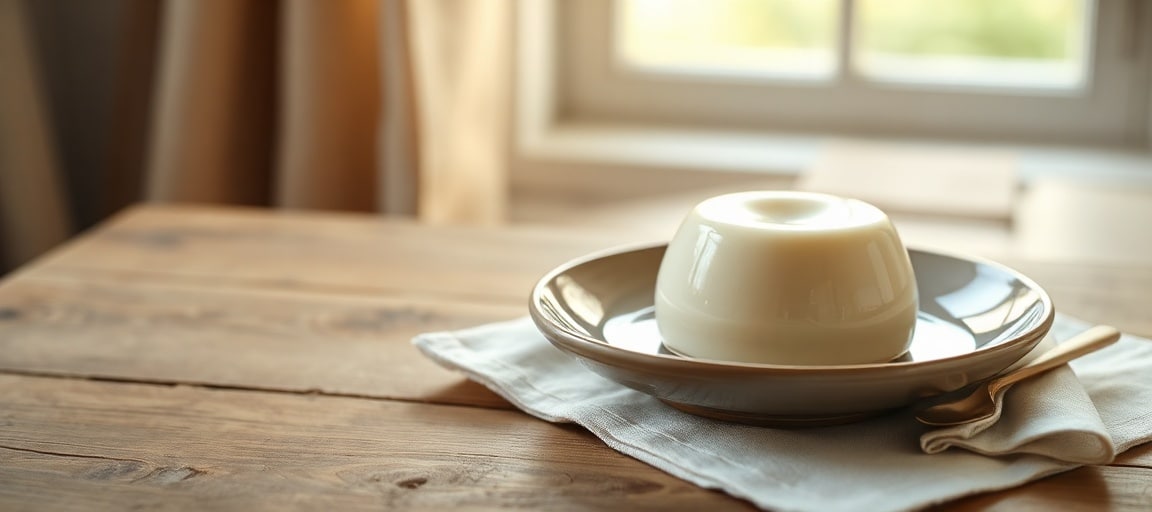 R&eacute;sultat final: panna cotta et mousse