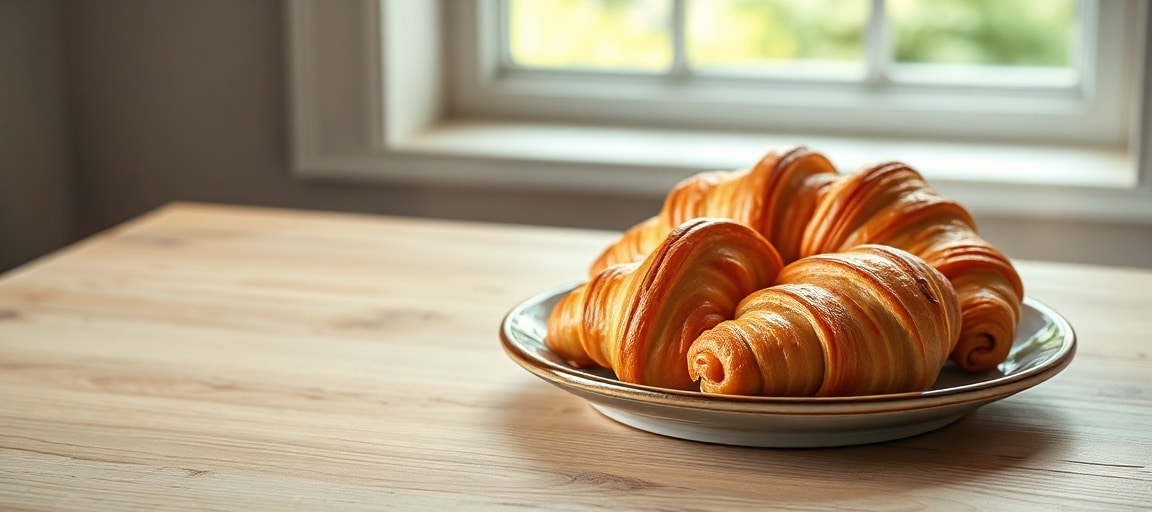 Resultat final: croissants dores