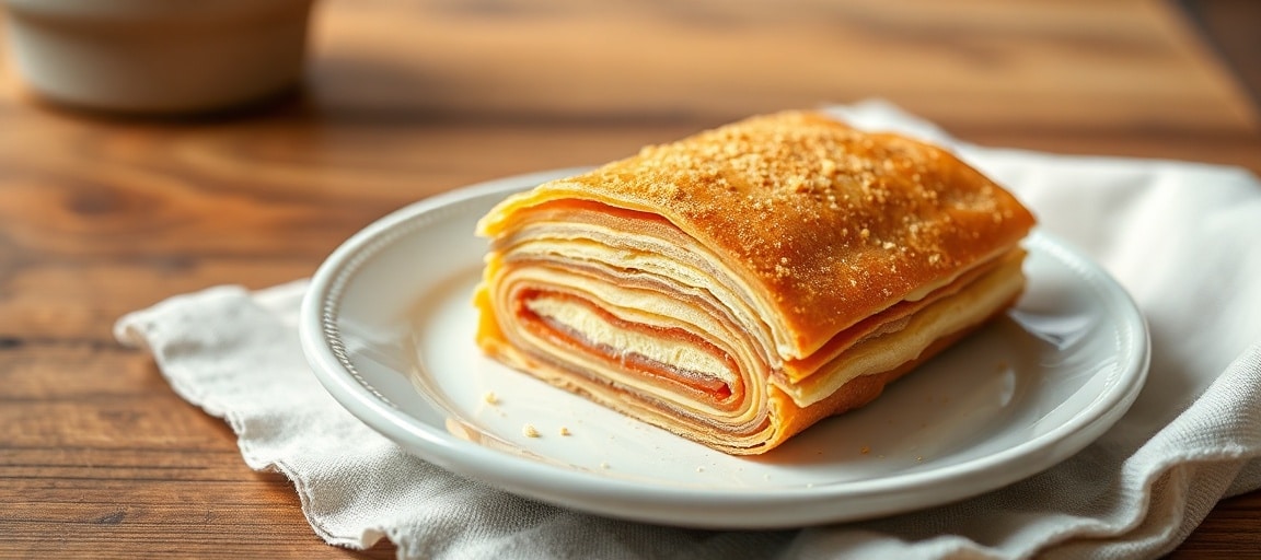 Mille-feuille garni et dressage final