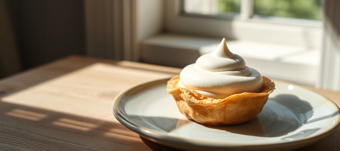 Crème mousseline réussie - résultat final