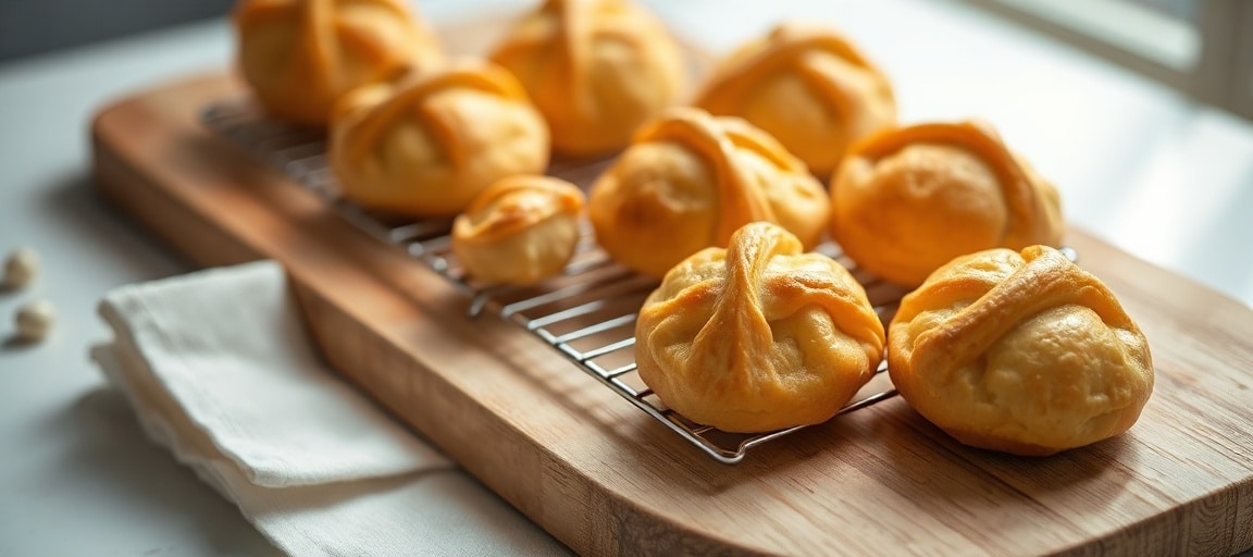 R&eacute;sultat final - profiteroles et &eacute;clairs pr&ecirc;ts