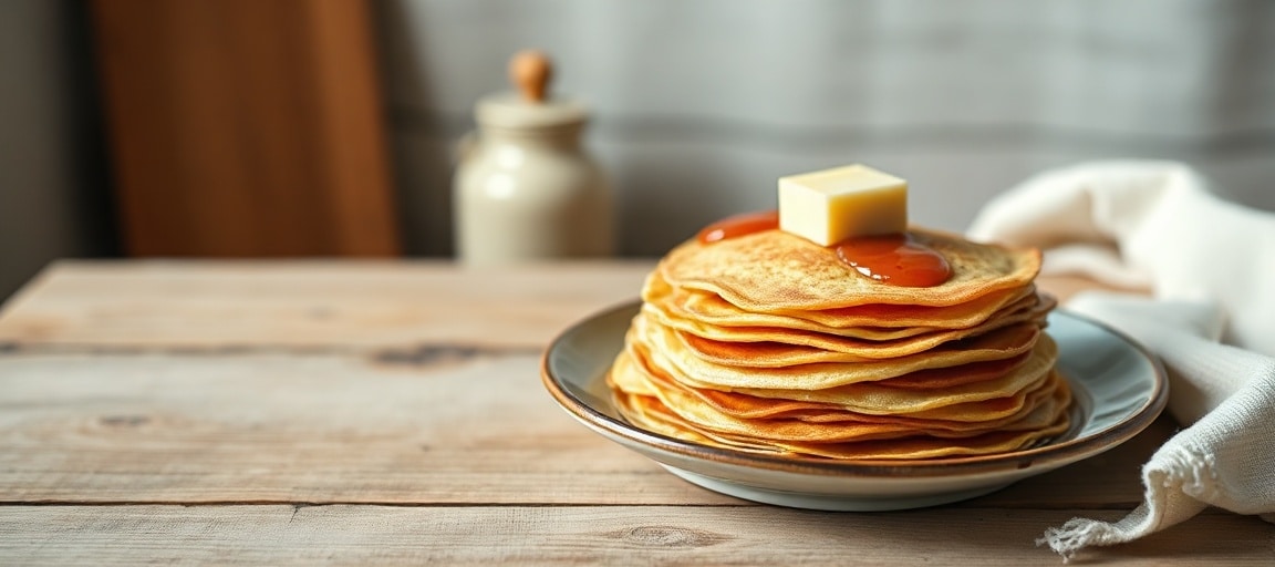 Cr&ecirc;pes parfaites et pr&eacute;sentation finale