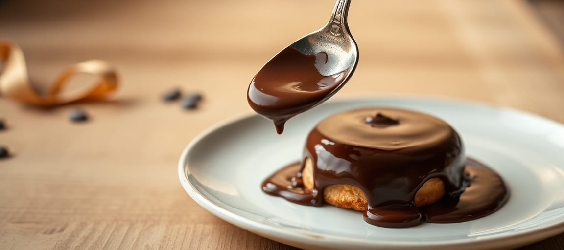 Ganache sauv&eacute;e : r&eacute;sultat lisse et brillant