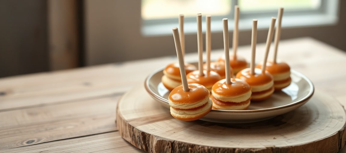sucettes caramel