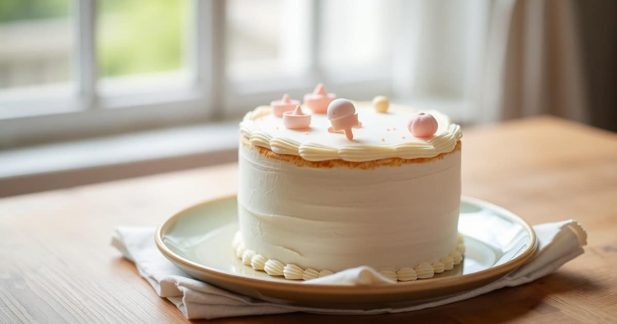 gâteau baby shower