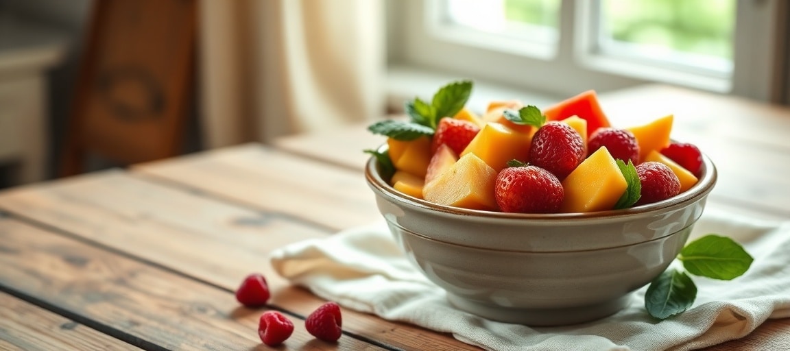 salade de fruits sirop
