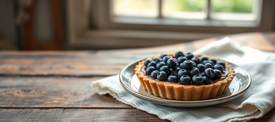 tarte aux myrtilles