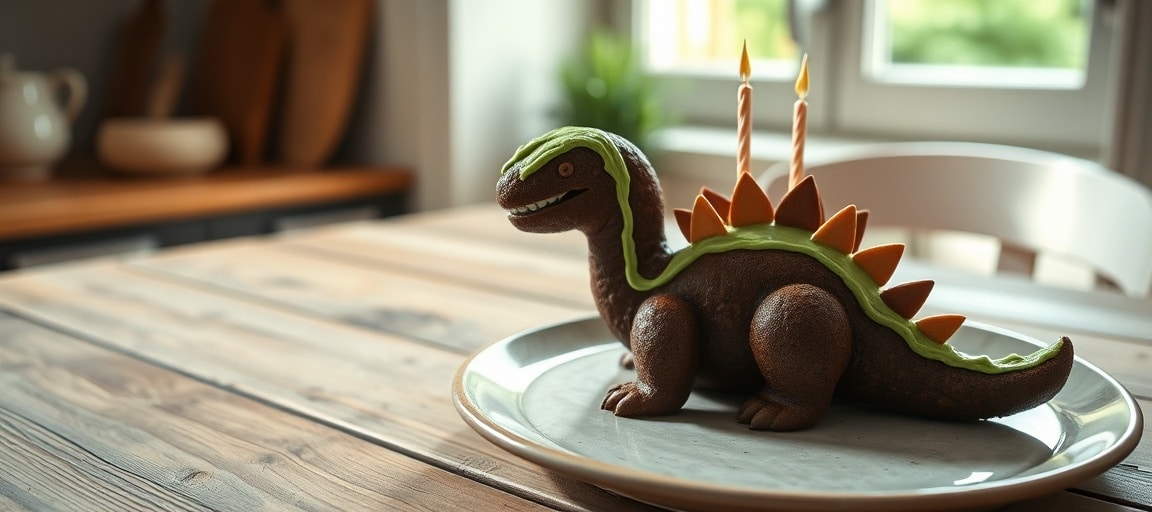 gâteau anniversaire dinosaure