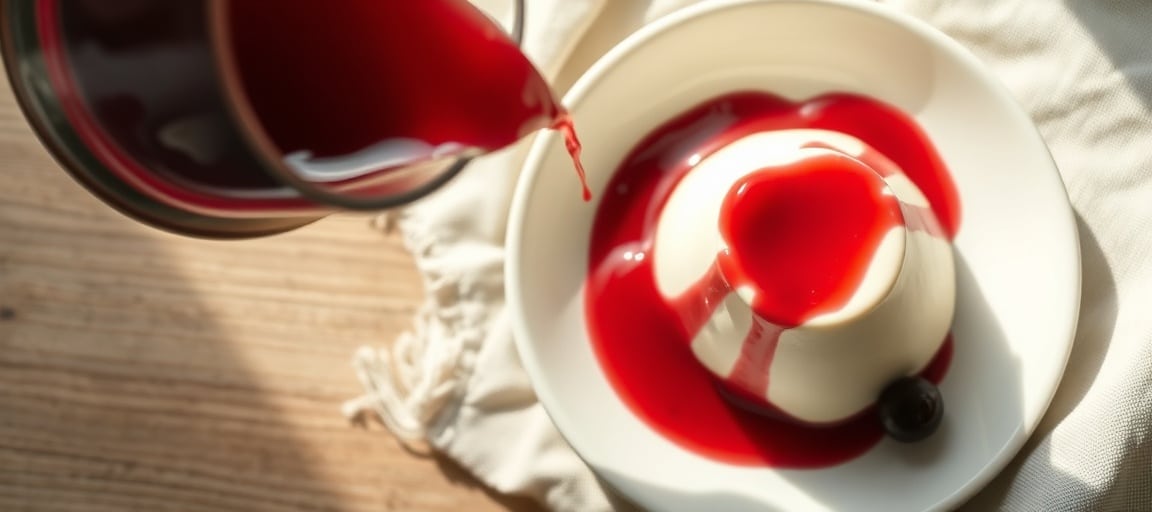 Pr&eacute;paration et technique : verser le coulis