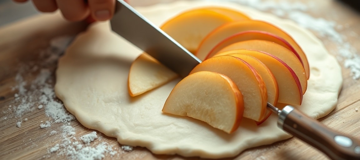 Technique de pr&eacute;paration - D&eacute;tail des pommes