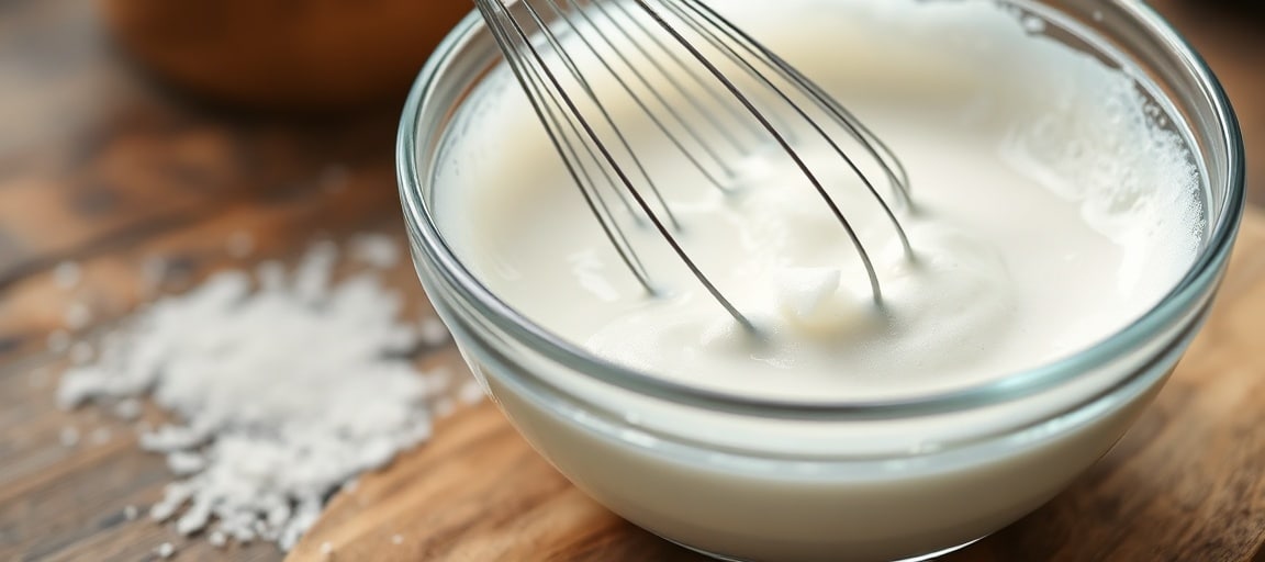 Technique de montage avec l'aquafaba