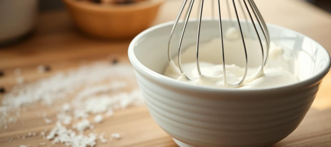 Technique de fouettage et consistance