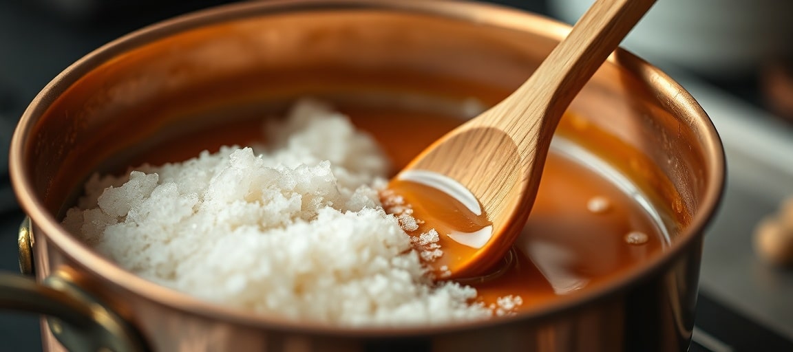 Technique et ingr&eacute;dients du caramel