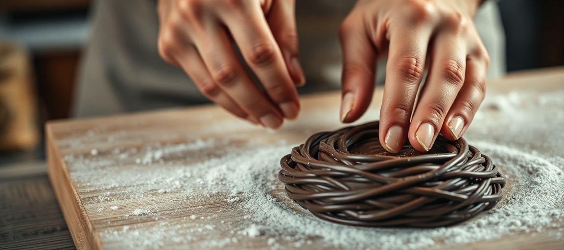Technique de modelage du chocolat temp&eacute;r&eacute;
