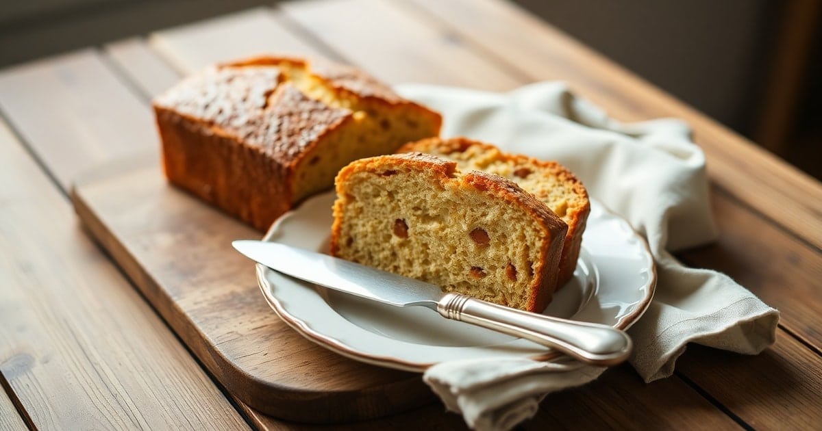 Panettone finished and styled for table