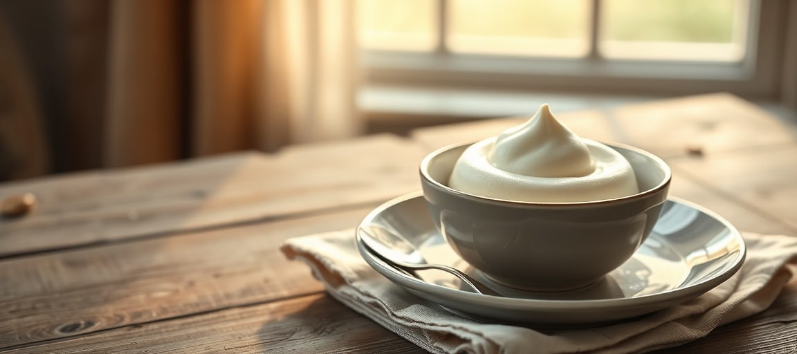 Mousse au skyr finalis&eacute;e et dress&eacute;e