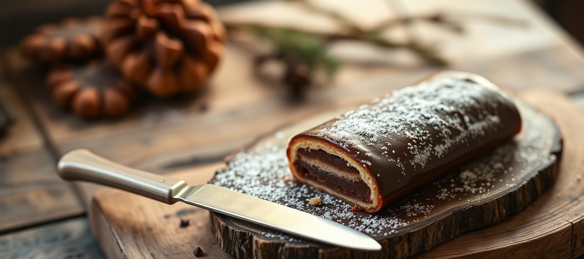 B&ucirc;che r&eacute;ussie avec un moule improvis&eacute;
