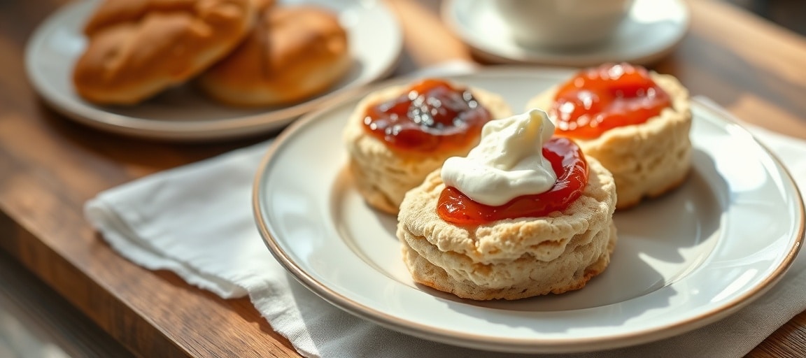 Scones servis &agrave; l'anglaise
