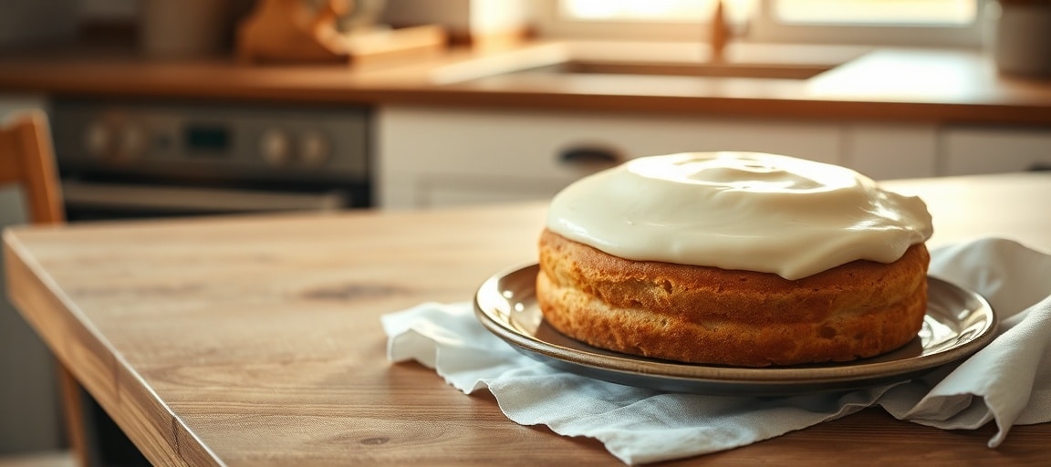 R&eacute;sultat final : g&acirc;teau recouvert et d&eacute;cor&eacute;