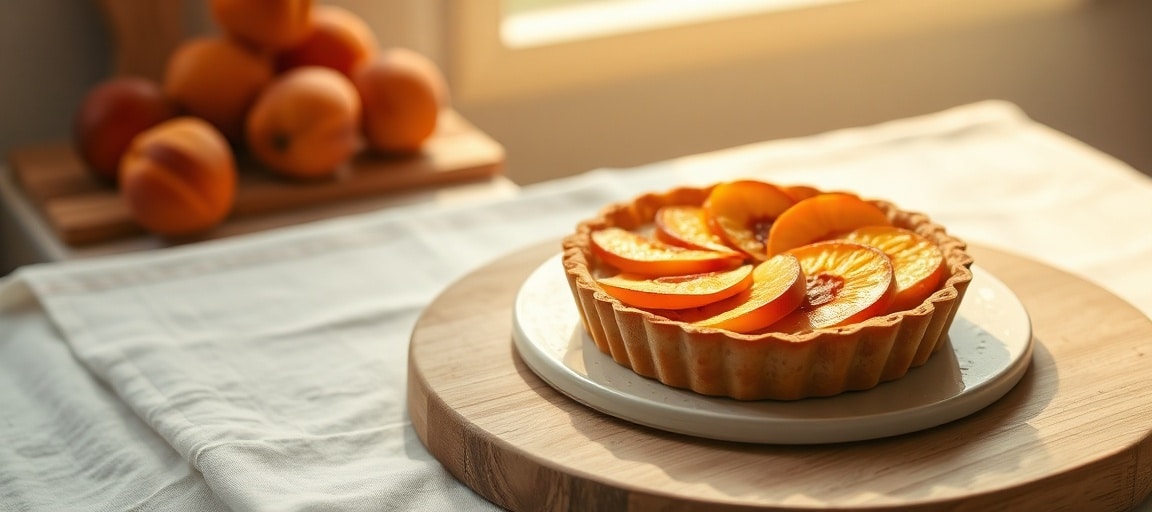 Tarte termin&eacute;e et service