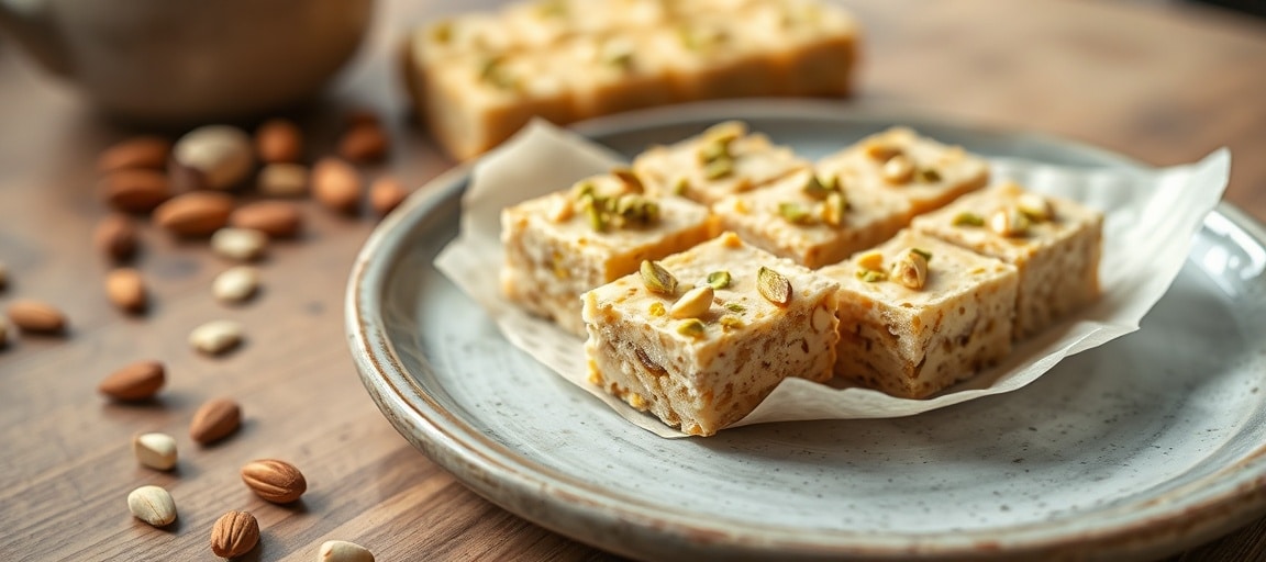 Nougat maison finalis&eacute; et pr&eacute;sent&eacute;